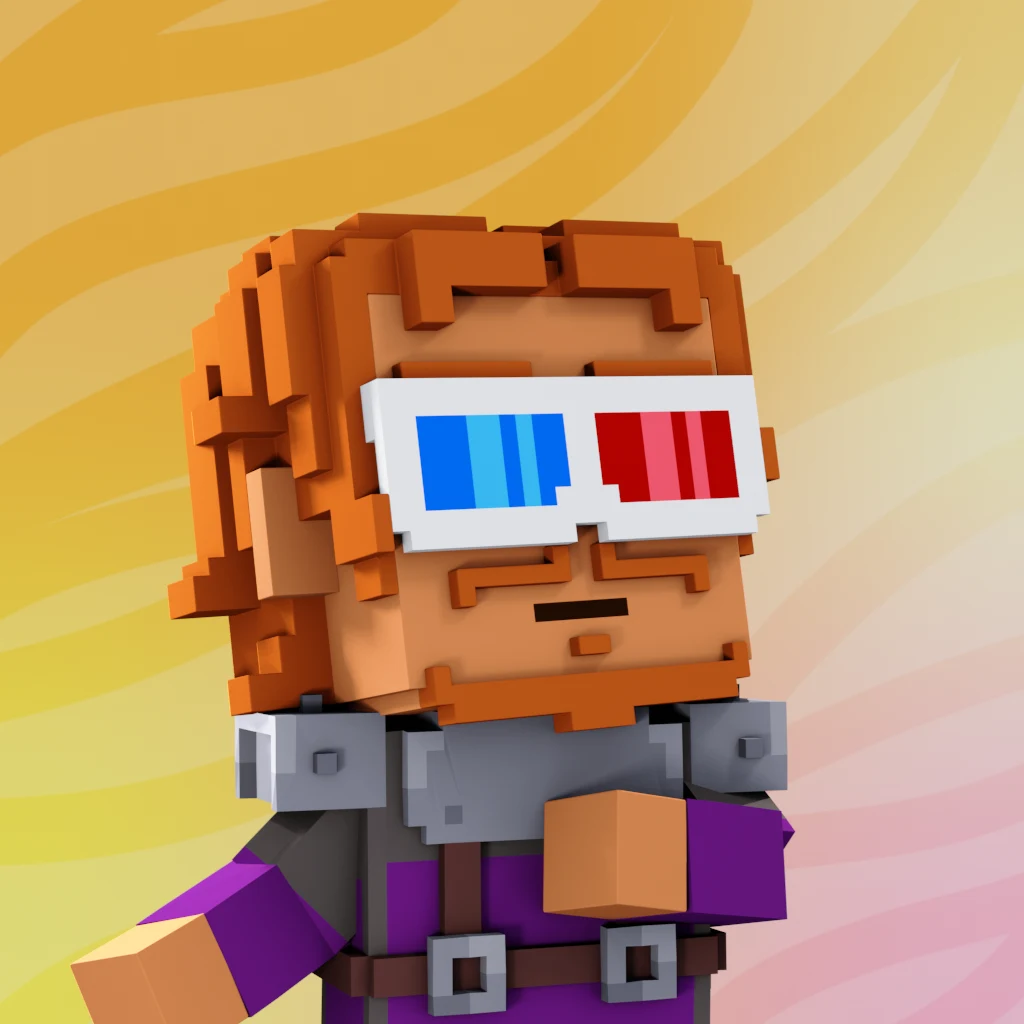 Pirate #7244 voxel render