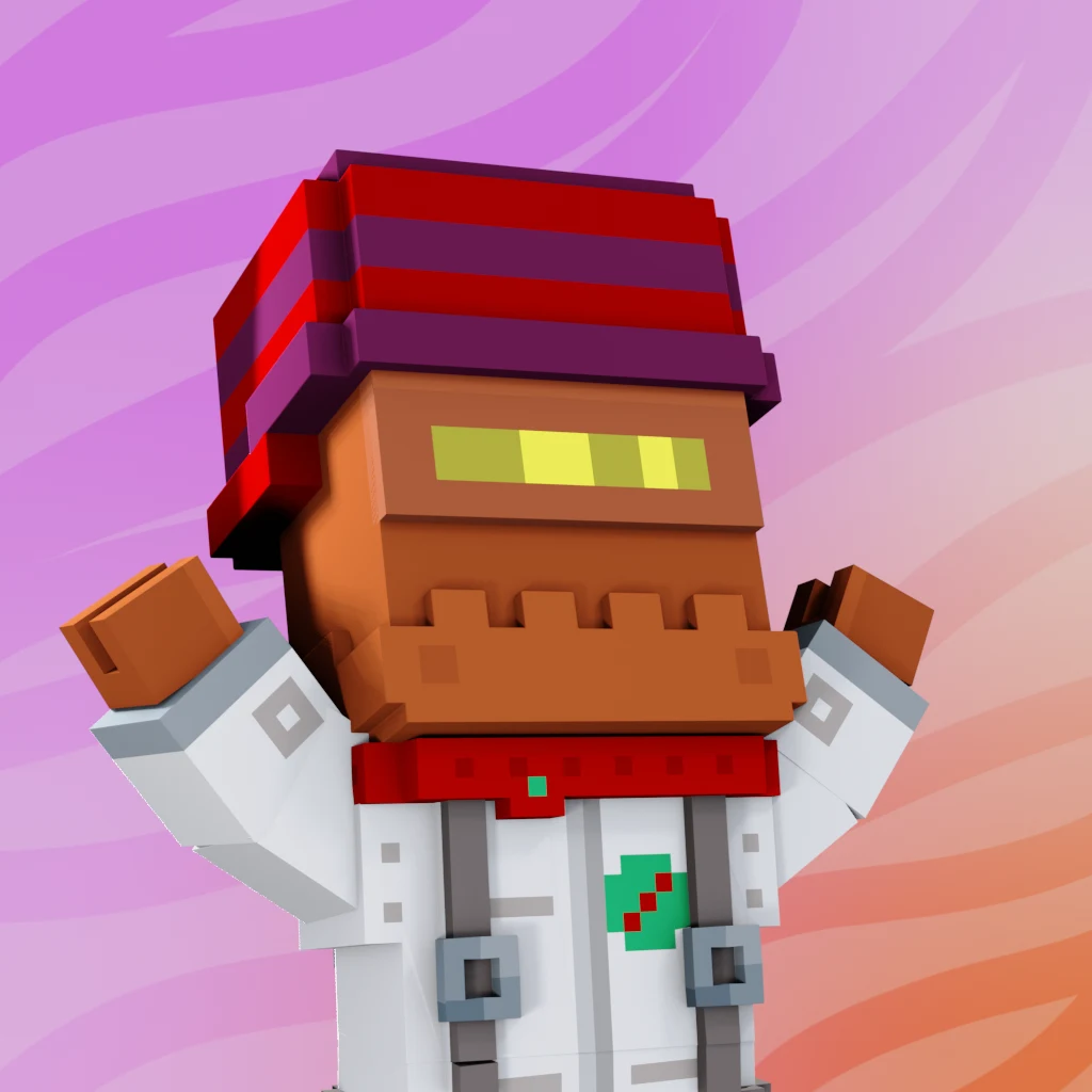 Pirate #7245 voxel render
