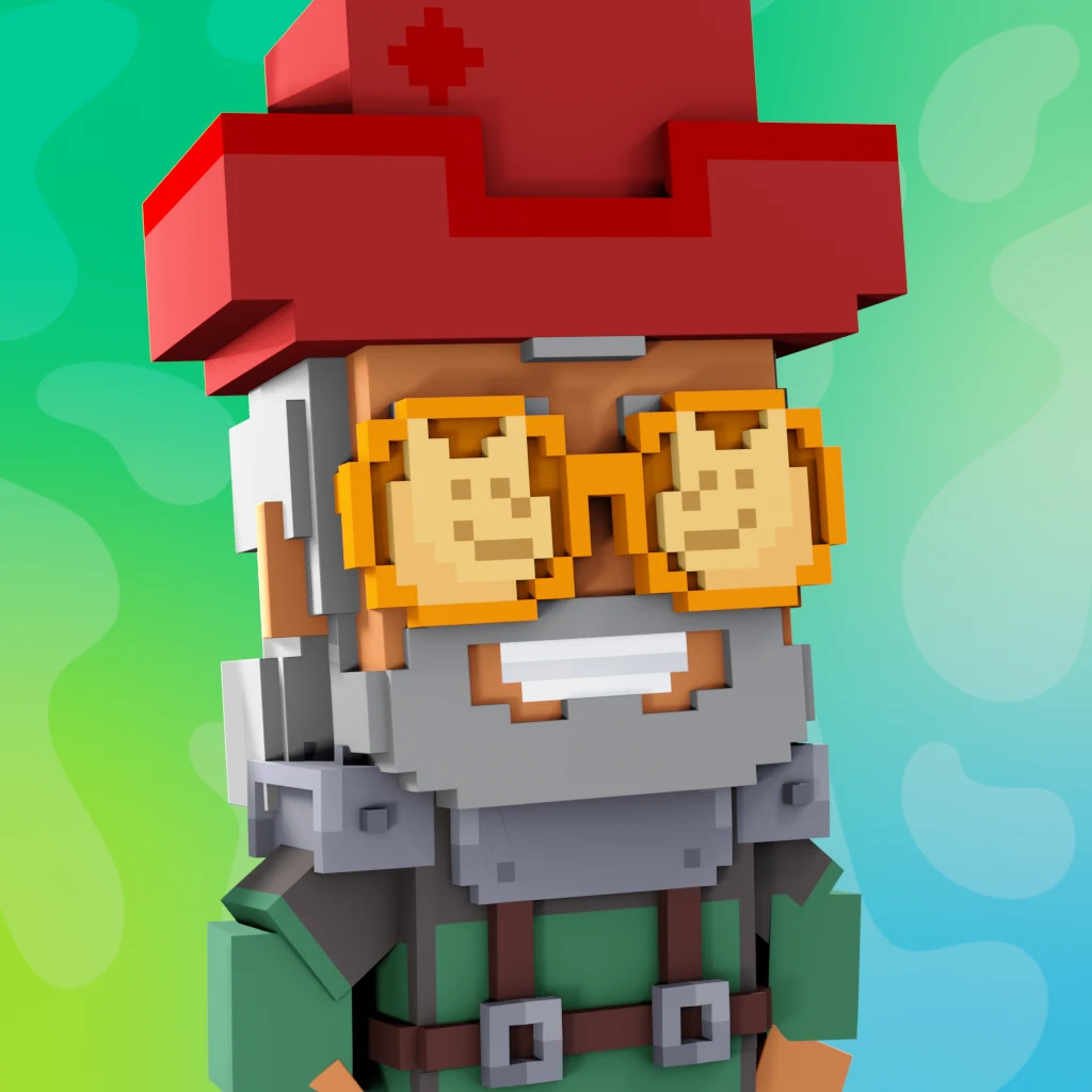 Pirate #7246 voxel render