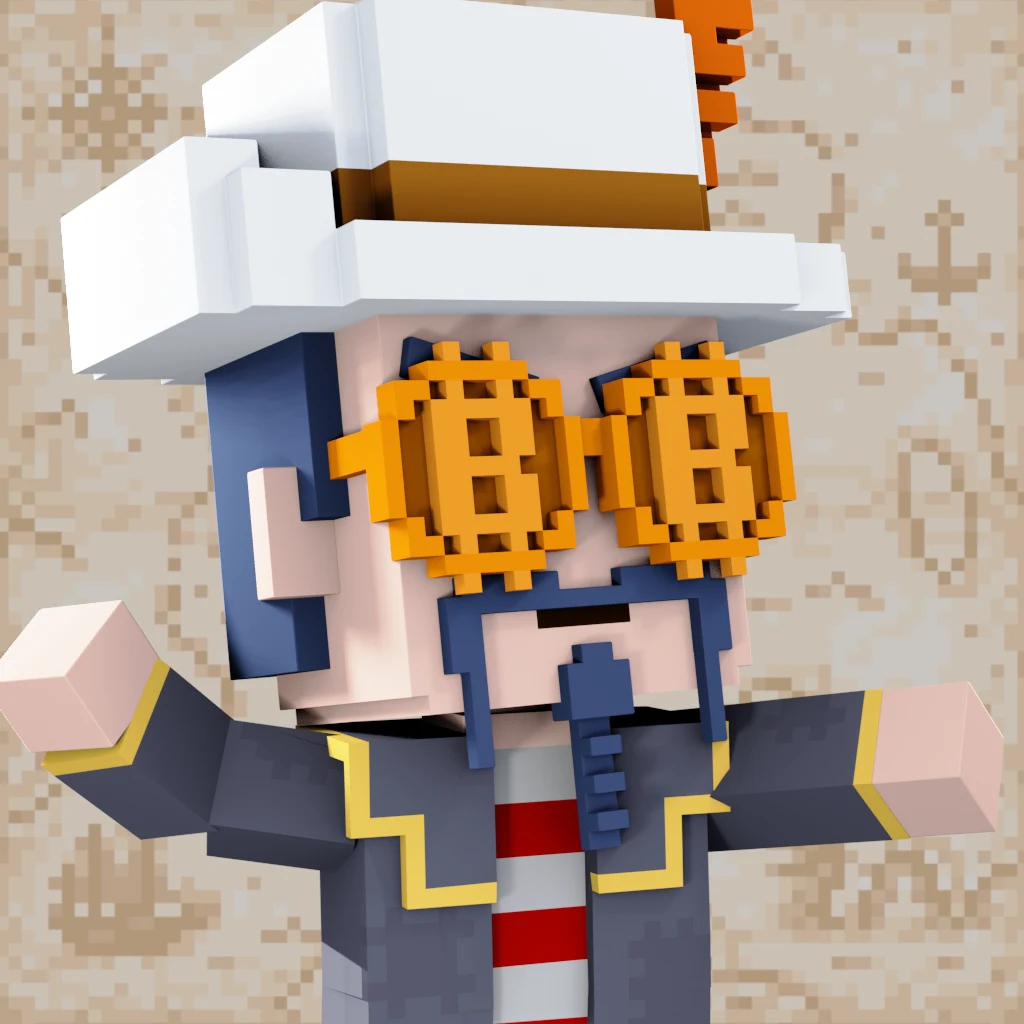 Pirate #7247 voxel render