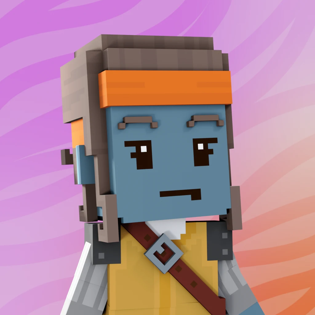 Pirate #7248 voxel render
