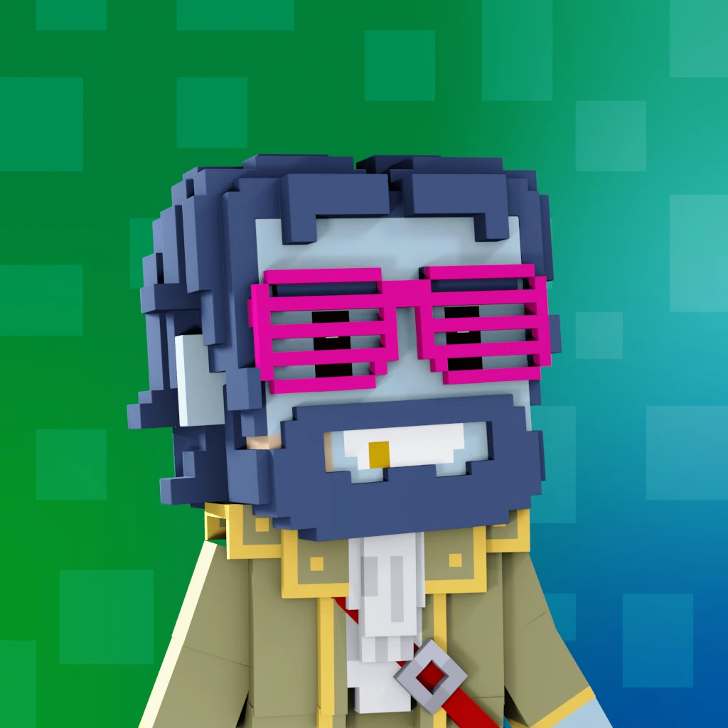 Pirate #7251 voxel render