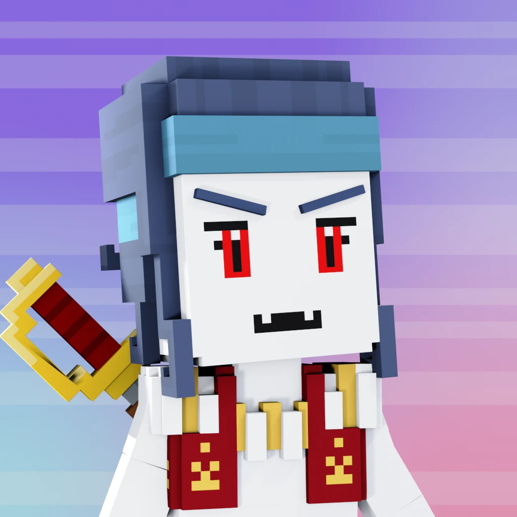 Pirate #7252 voxel render