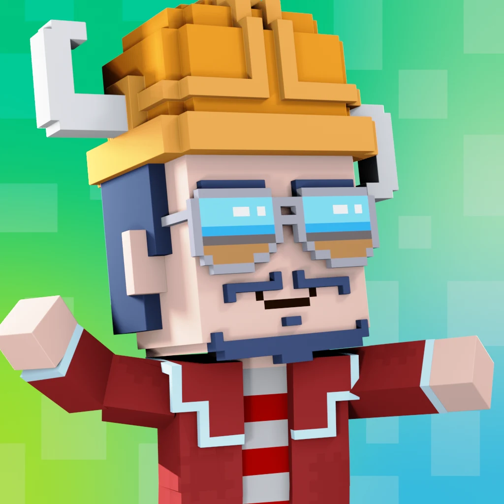 Pirate #7253 voxel render