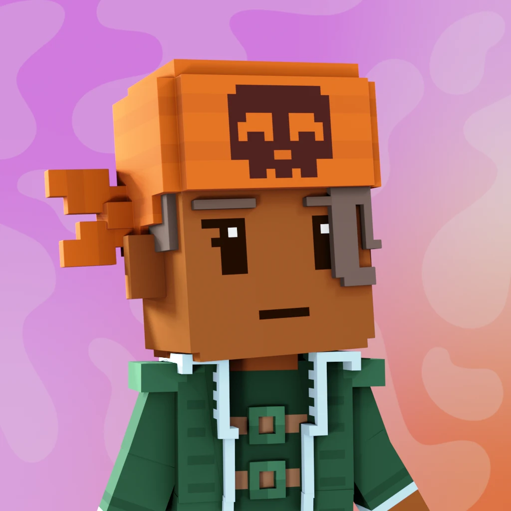Pirate #7256 voxel render