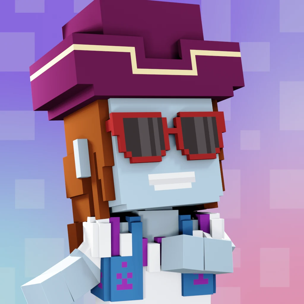 Pirate #7257 voxel render