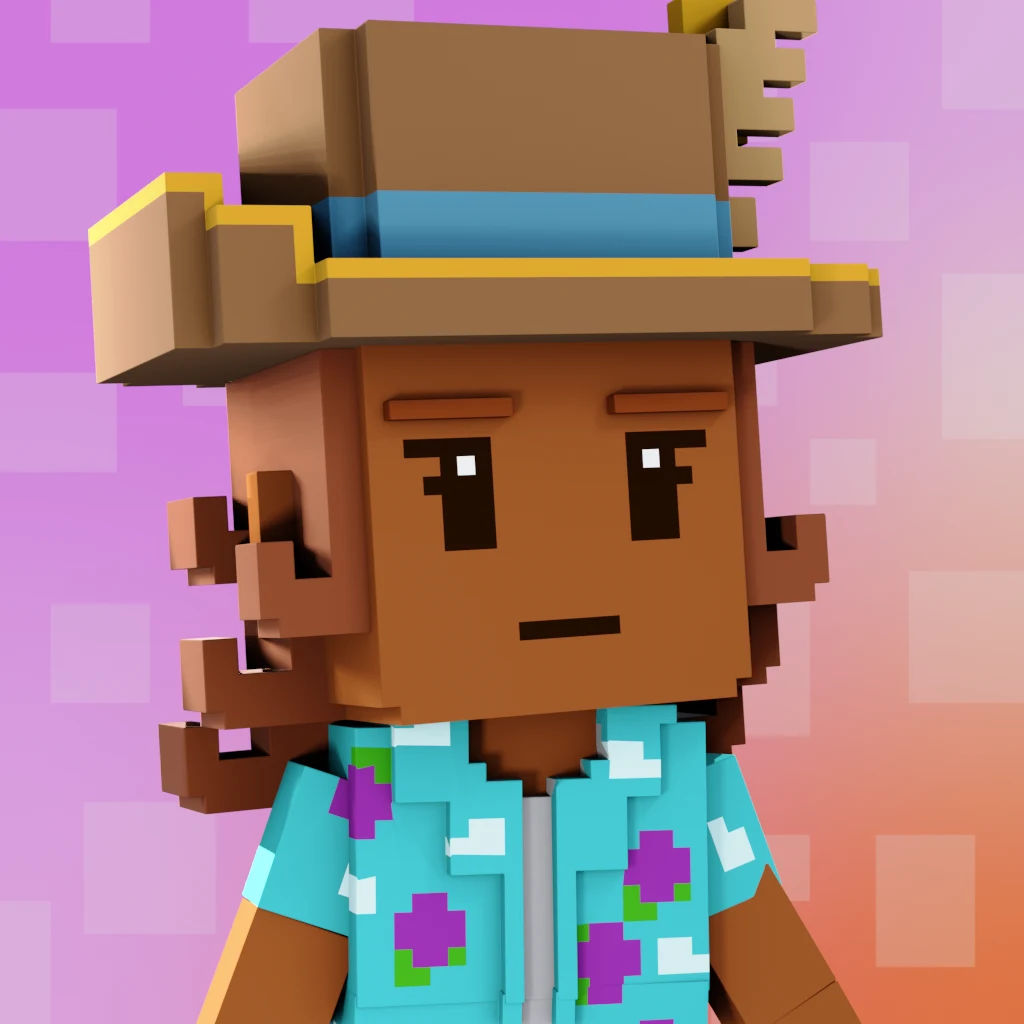 Pirate #7258 voxel render