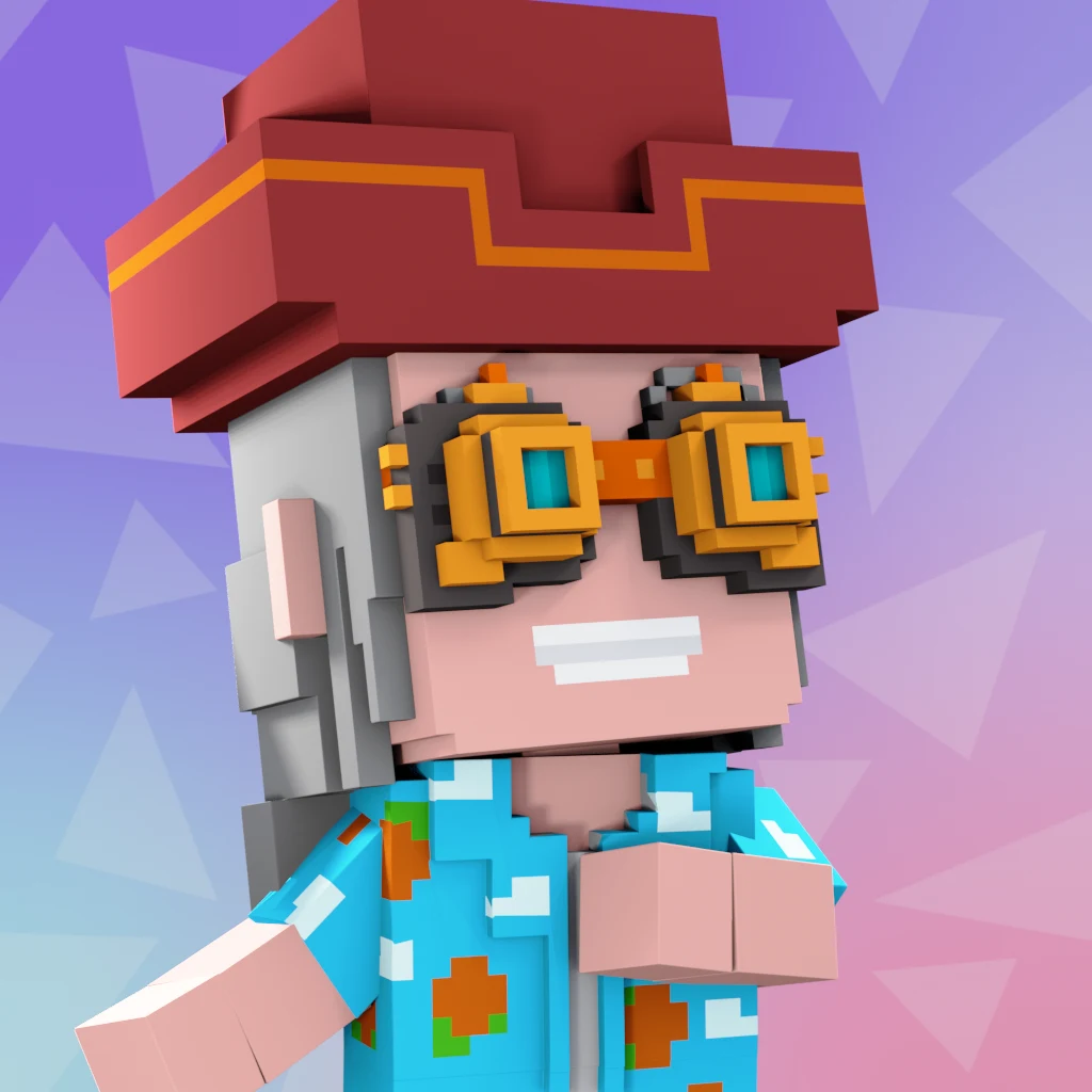 Pirate #7259 voxel render