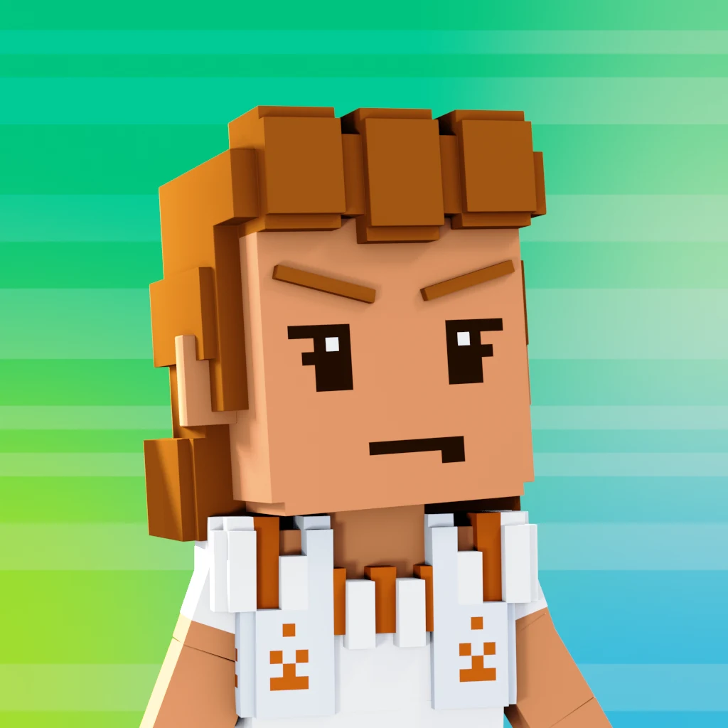 Pirate #726 voxel render