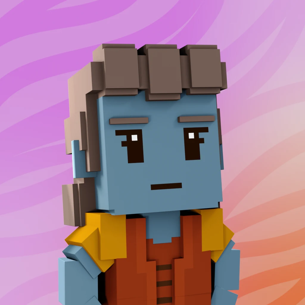 Pirate #7261 voxel render