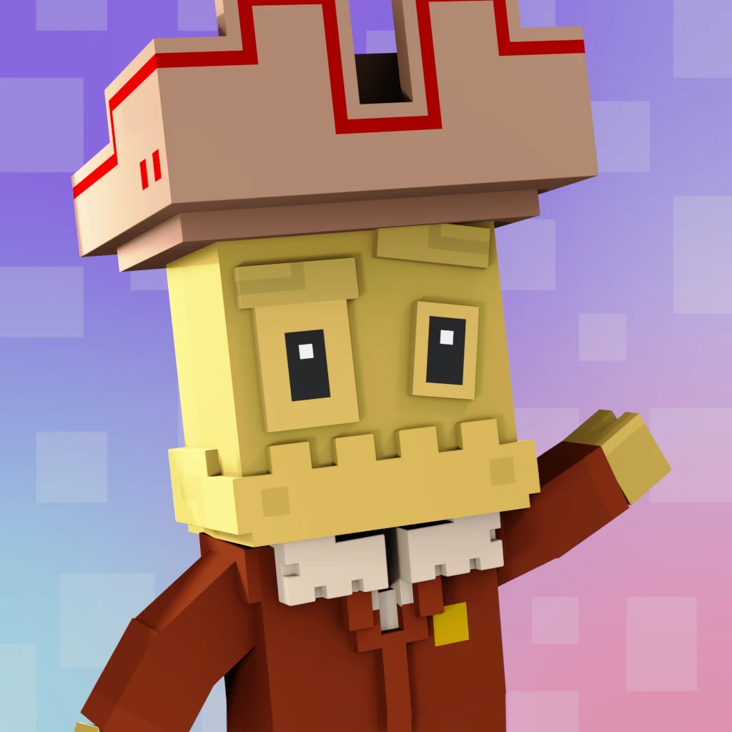 Pirate #7264 voxel render