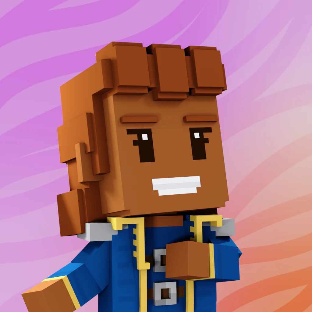 Pirate #7266 voxel render