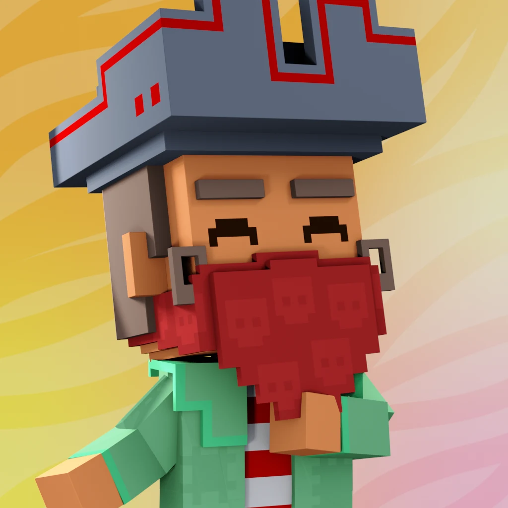 Pirate #7267 voxel render