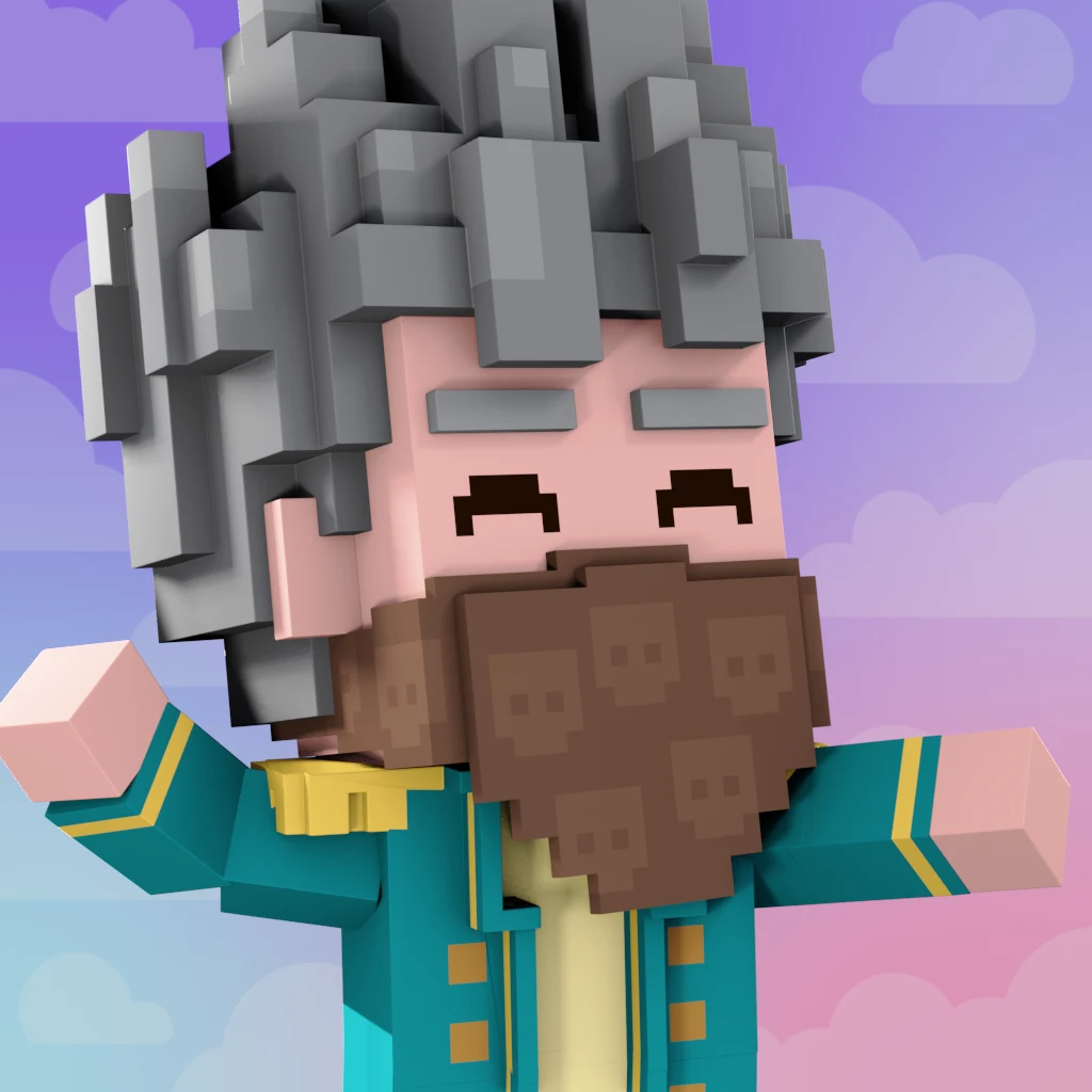 Pirate #7268 voxel render