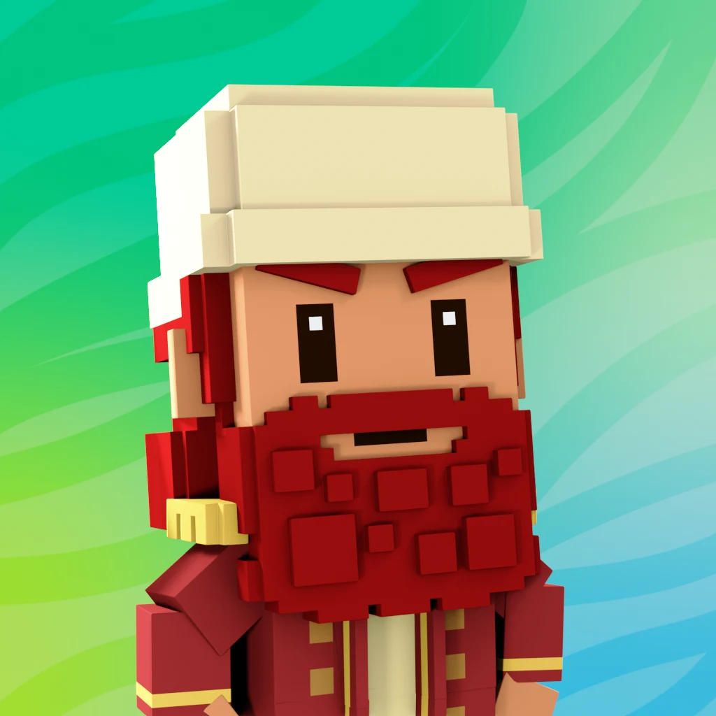 Pirate #7269 voxel render