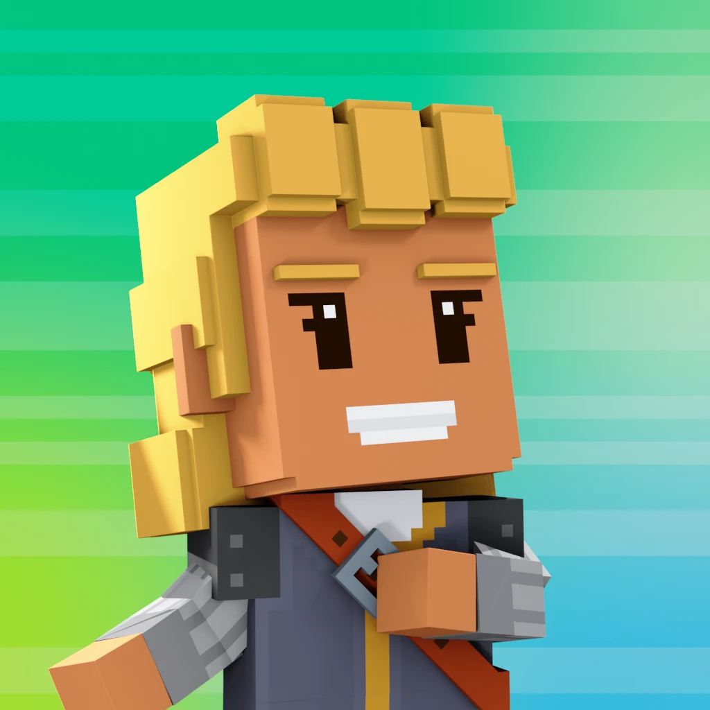 Pirate #7270 voxel render