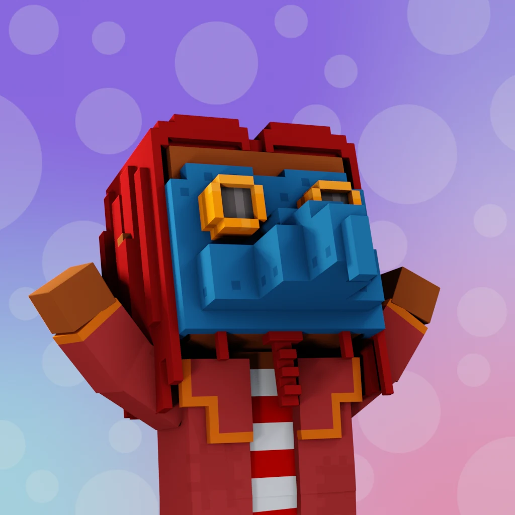 Pirate #7273 voxel render