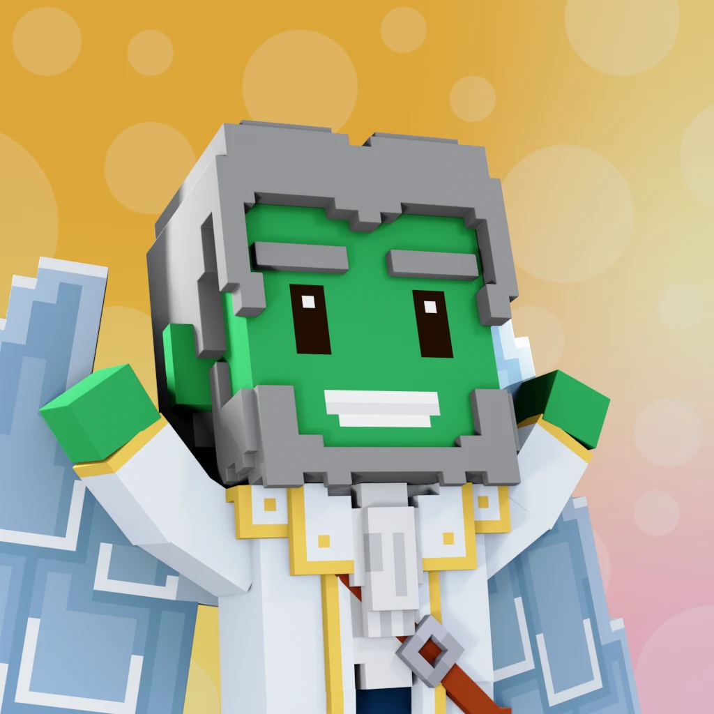 Pirate #7278 voxel render