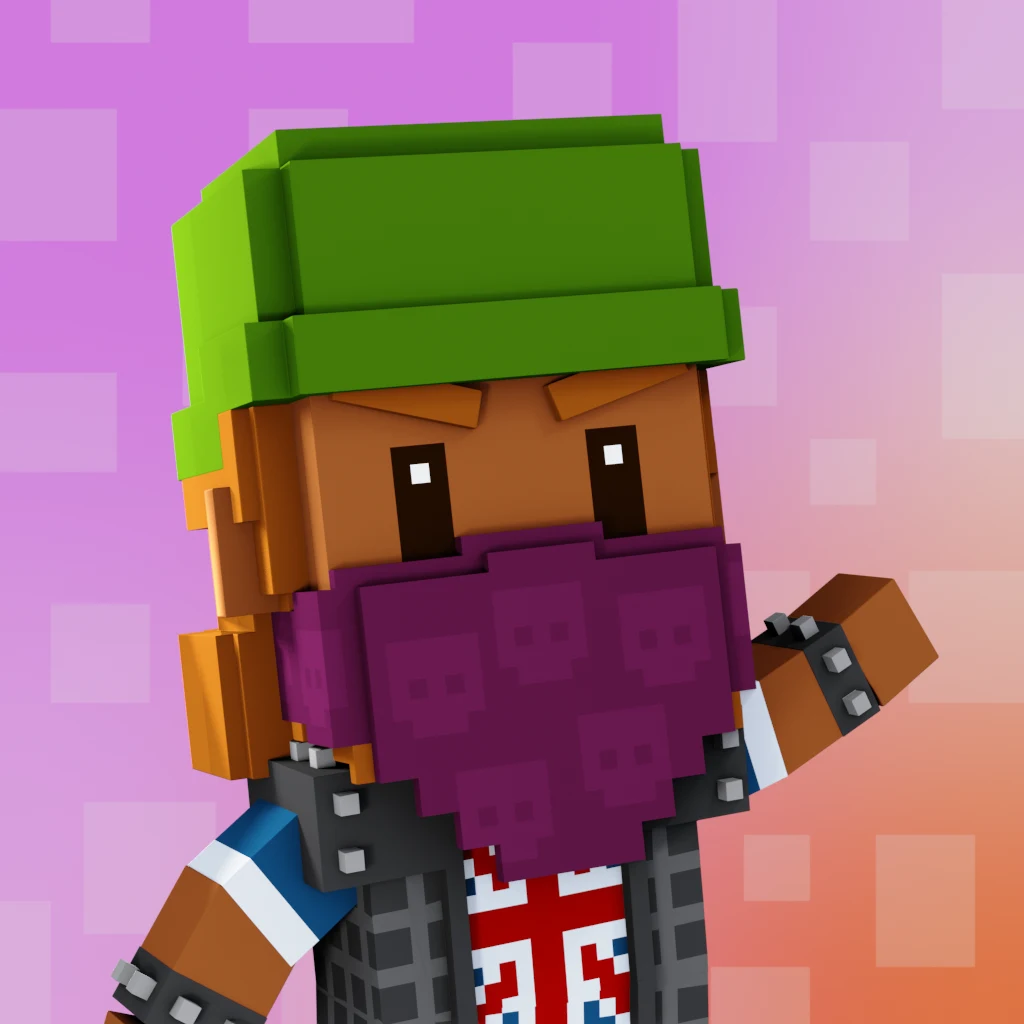 Pirate #728 voxel render