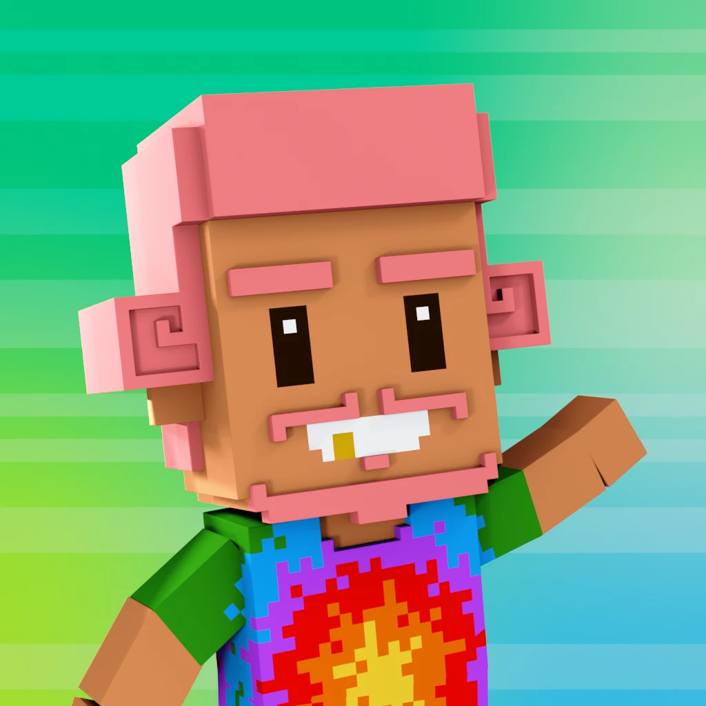 Pirate #7280 voxel render