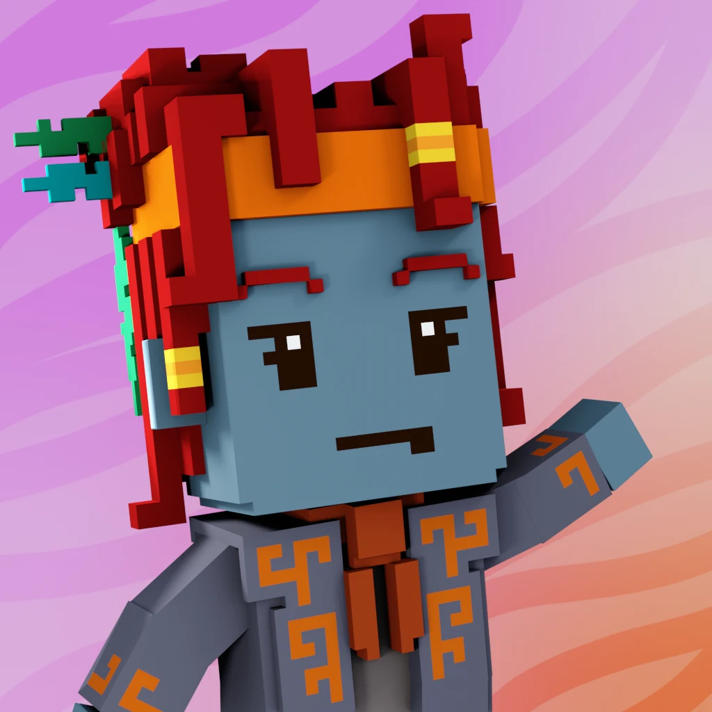 Pirate #7281 voxel render