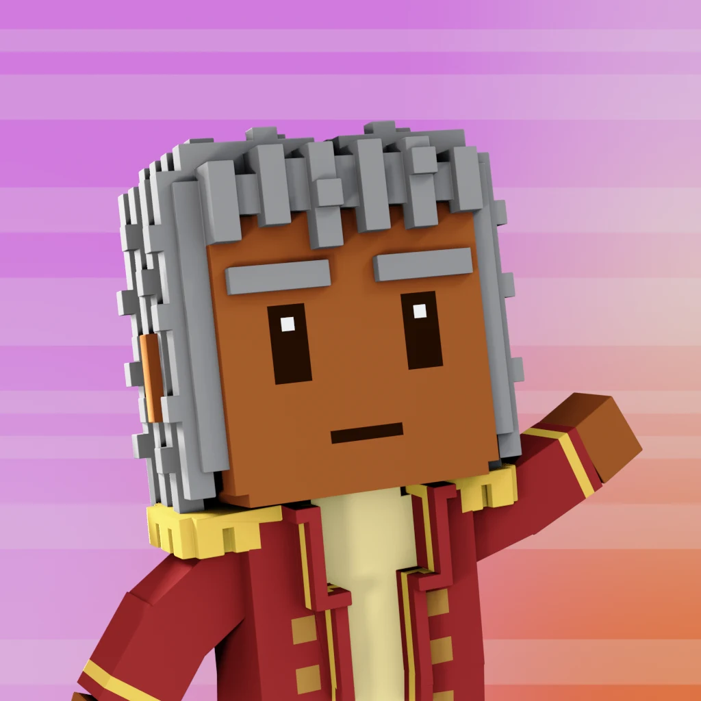 Pirate #7283 voxel render