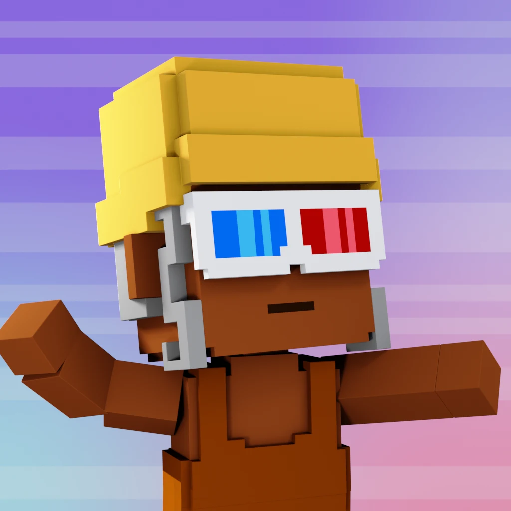 Pirate #7286 voxel render