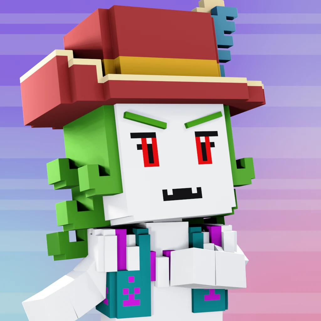 Pirate #7287 voxel render