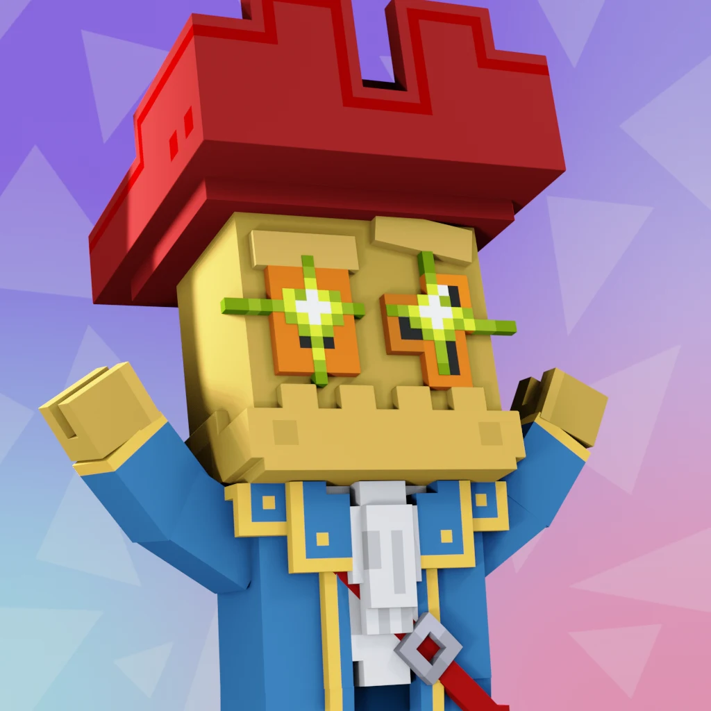 Pirate #7294 voxel render