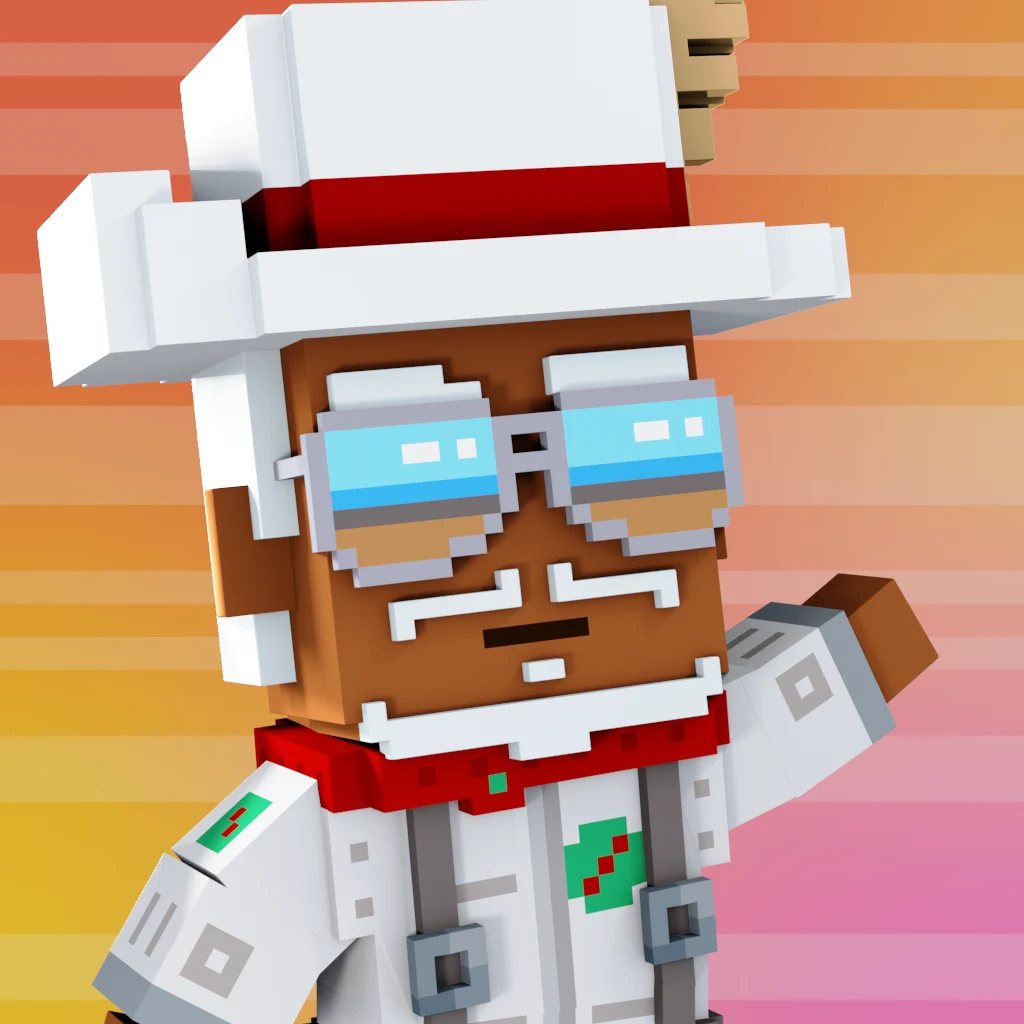 Pirate #7295 voxel render