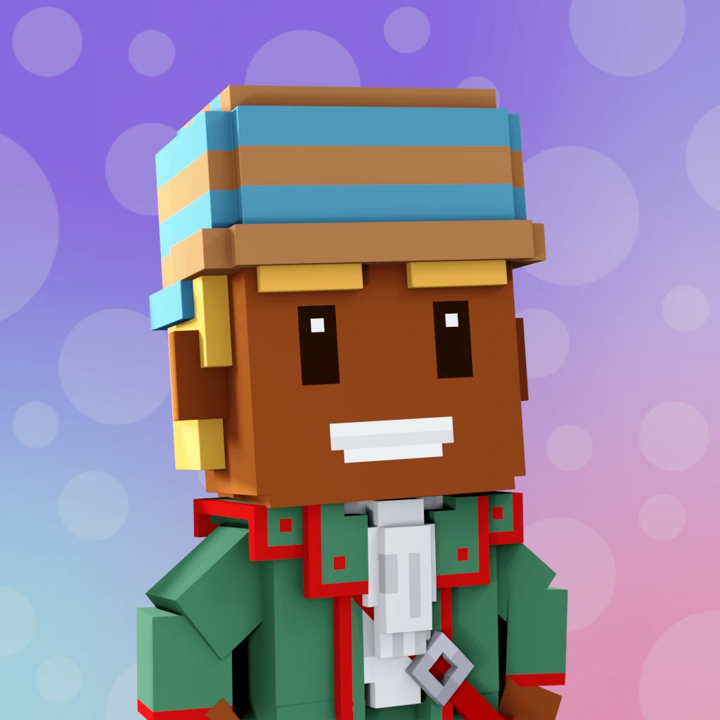 Pirate #7298 voxel render