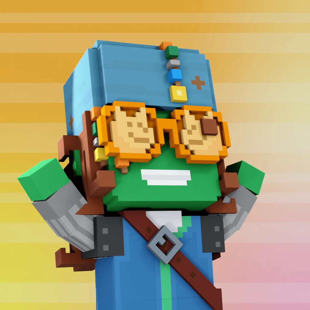 Pirate #73 voxel render