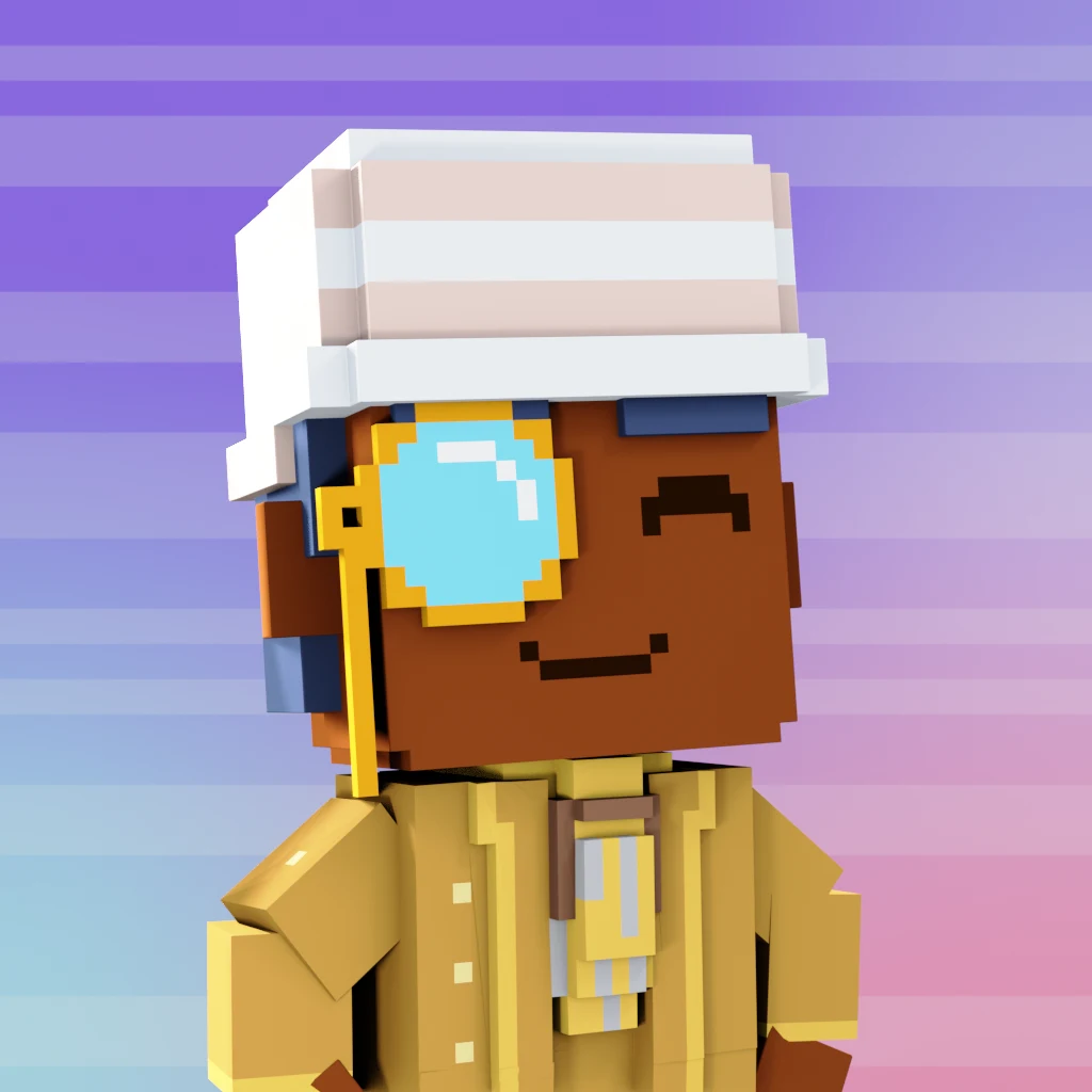 Pirate #730 voxel render
