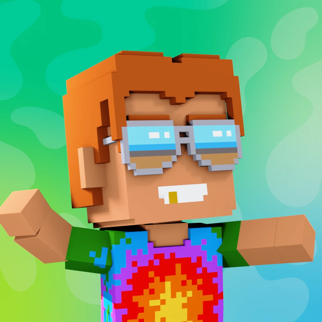 Pirate #7300 voxel render