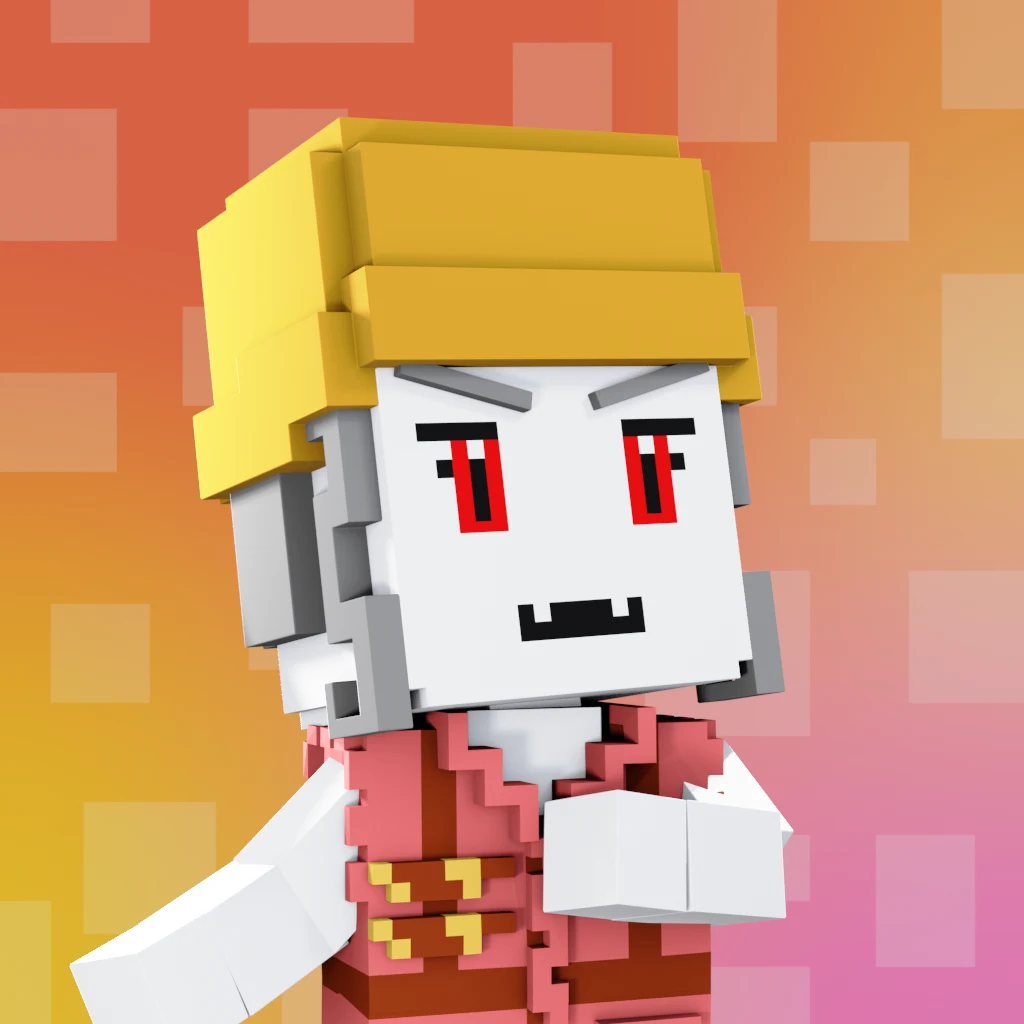 Pirate #7302 voxel render