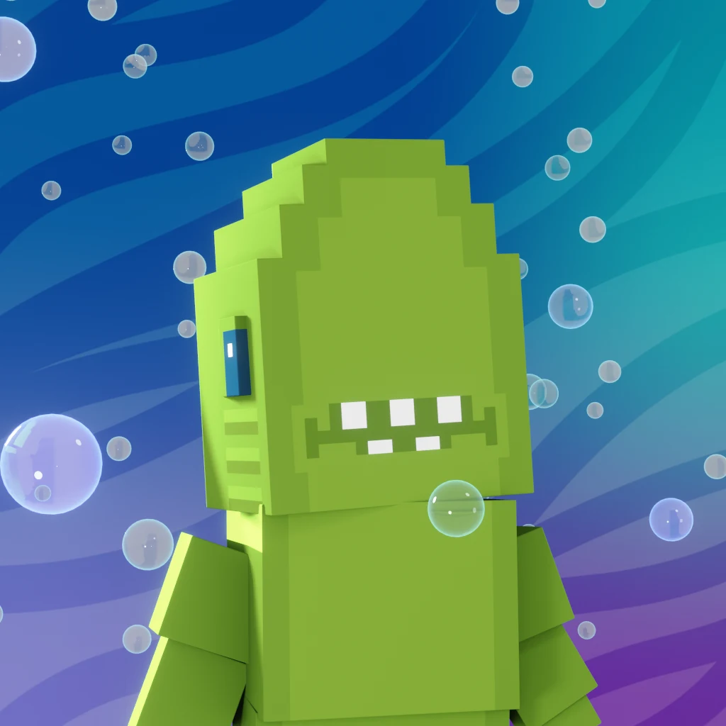 Pirate #7309 voxel render