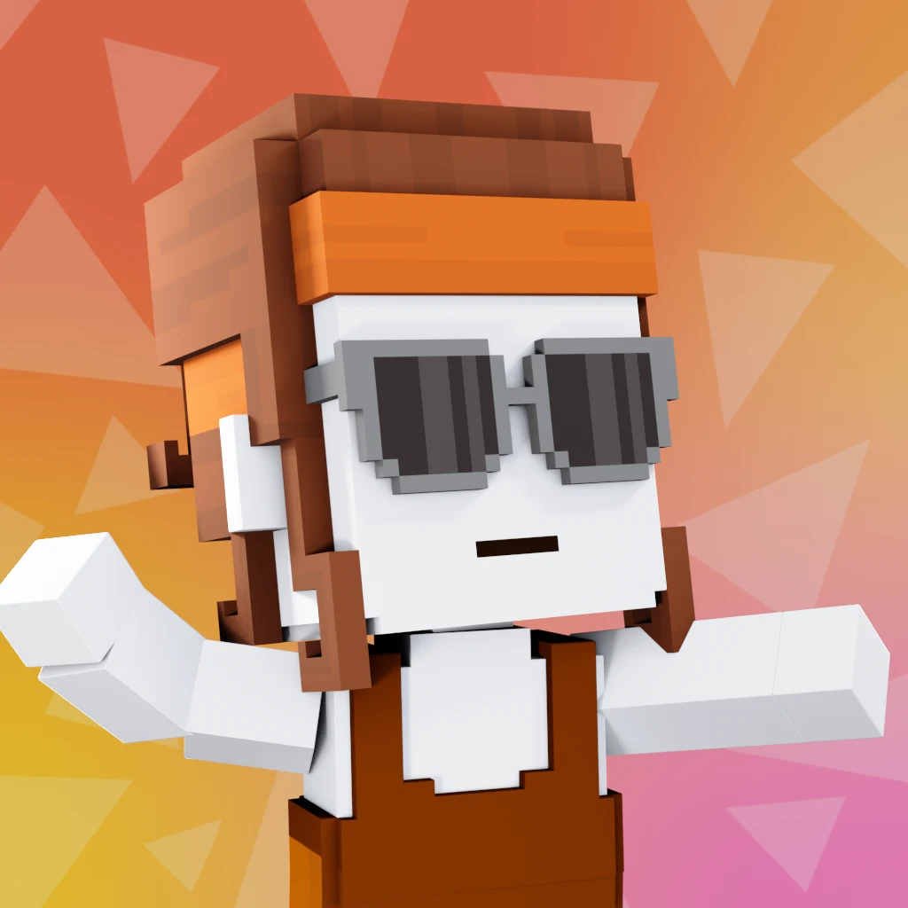 Pirate #731 voxel render