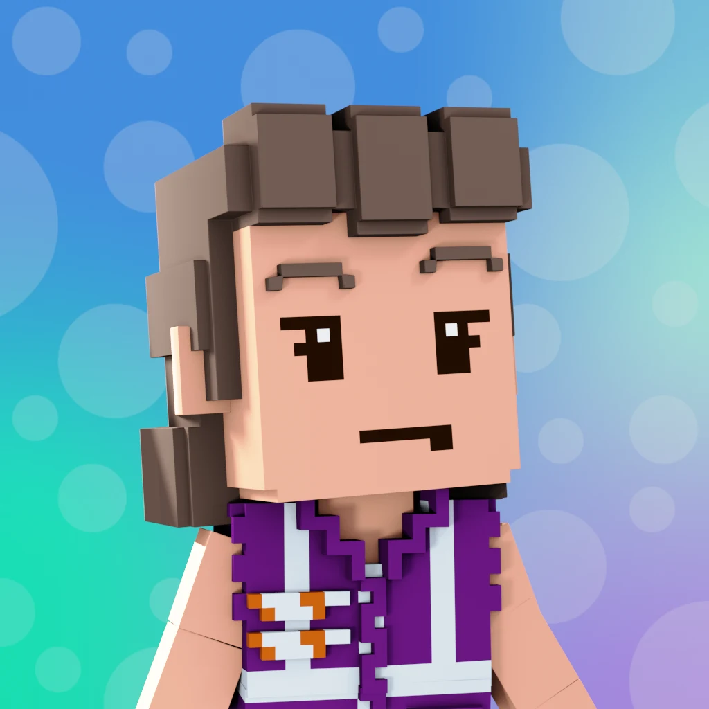 Pirate #7312 voxel render