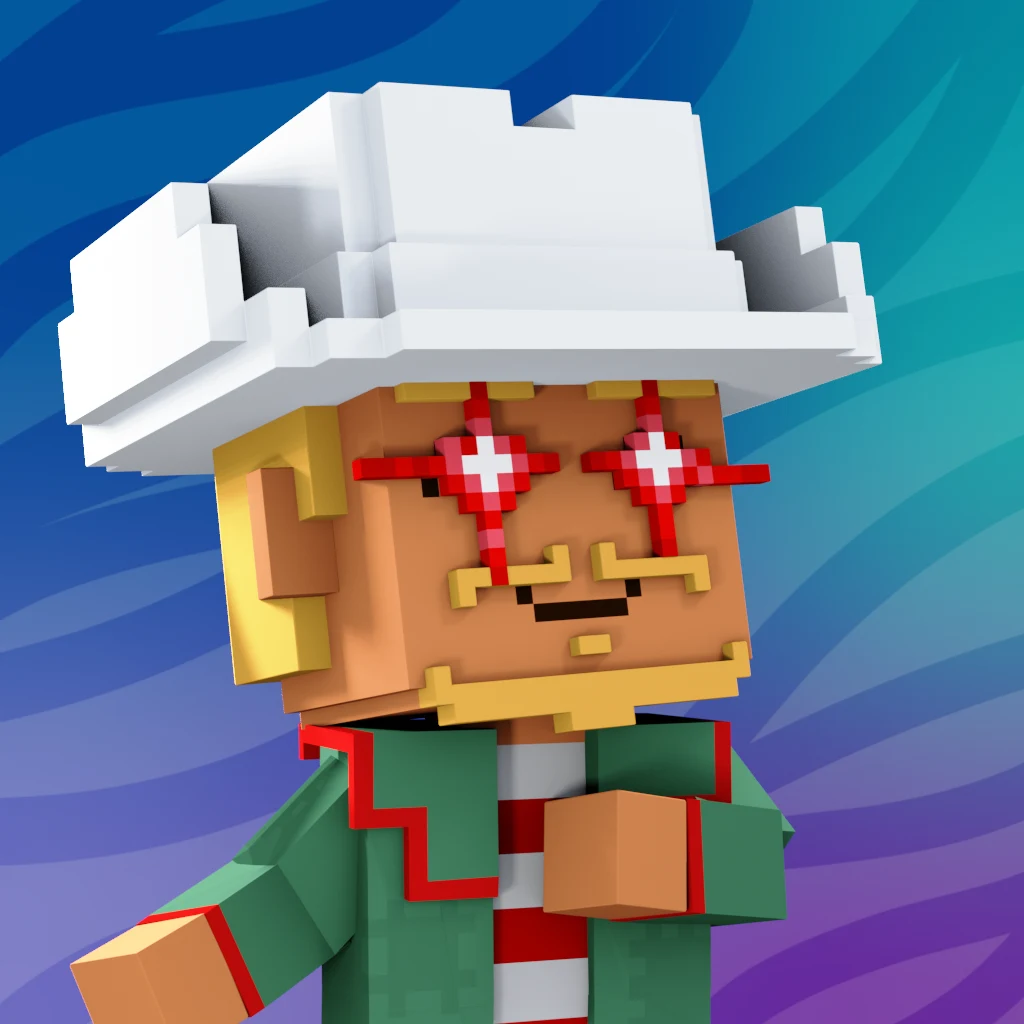 Pirate #7317 voxel render