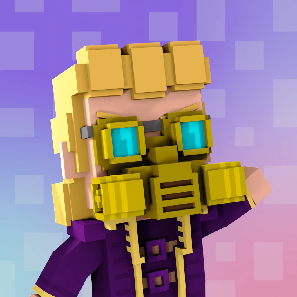 Pirate #7319 voxel render