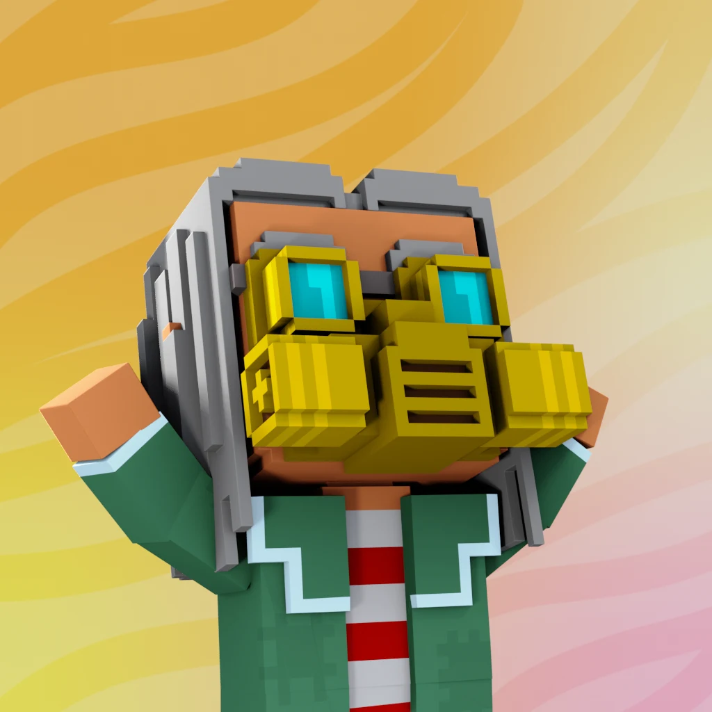 Pirate #732 voxel render