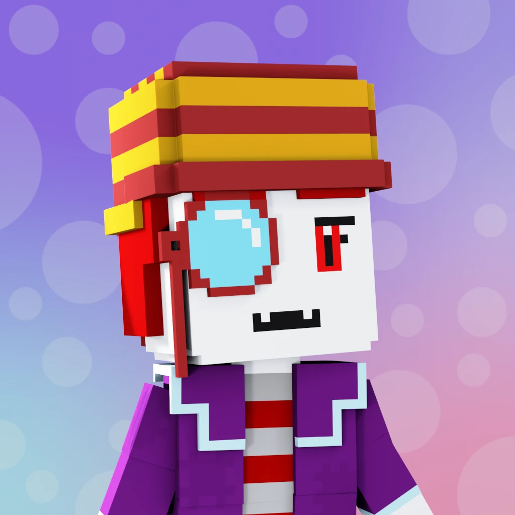 Pirate #7321 voxel render