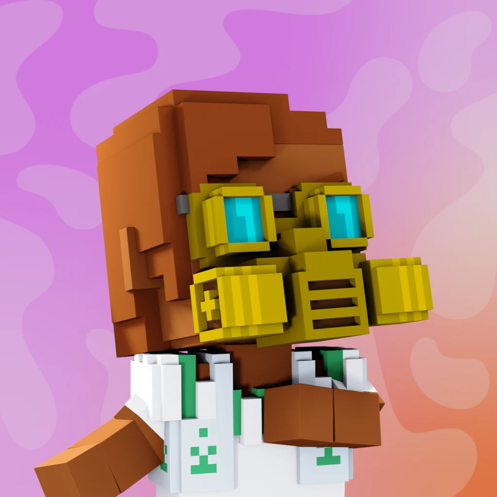 Pirate #7323 voxel render