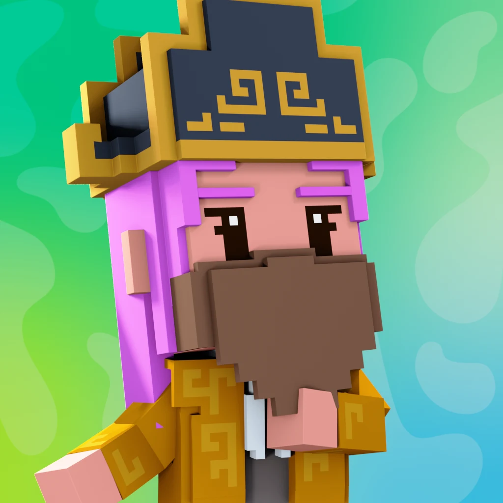 Pirate #7325 voxel render