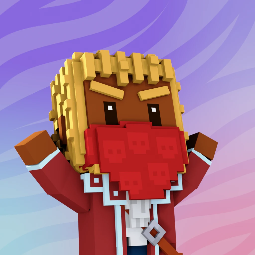 Pirate #7326 voxel render