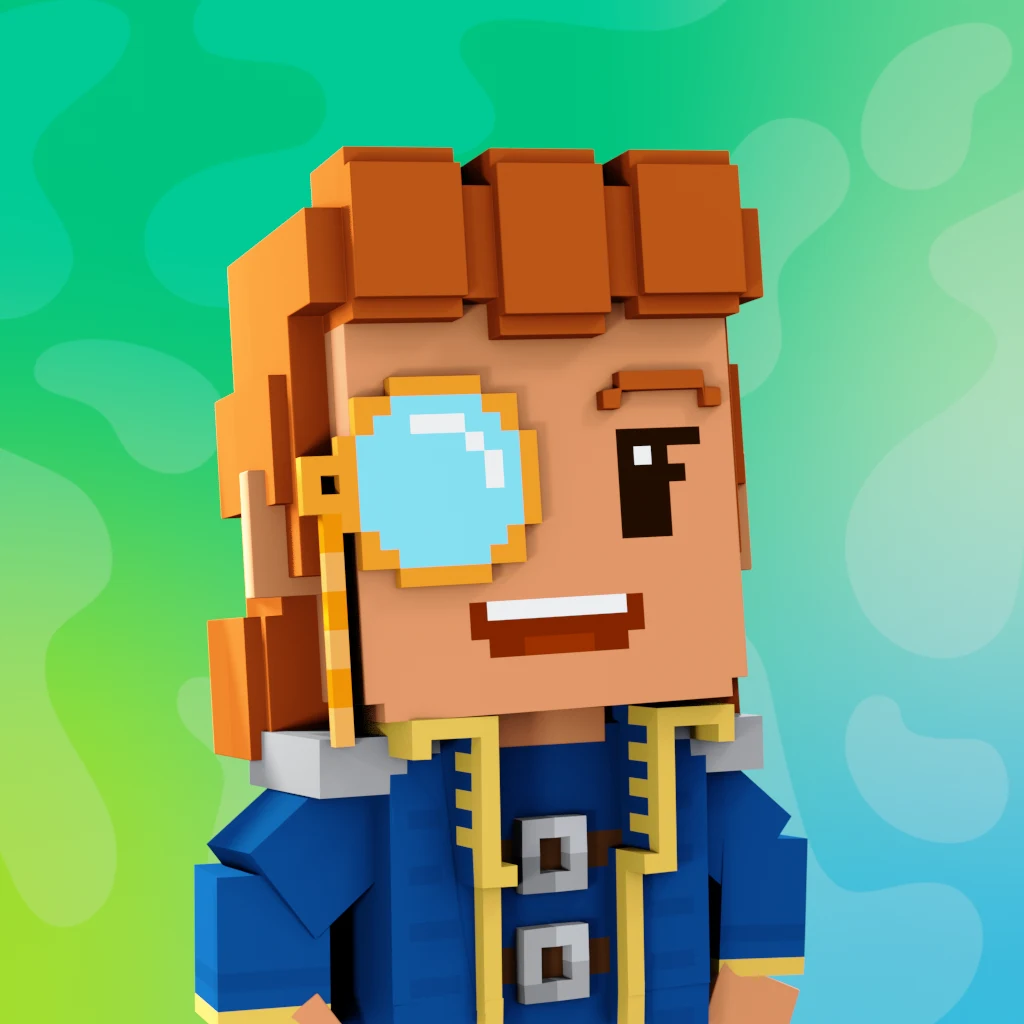 Pirate #7328 voxel render