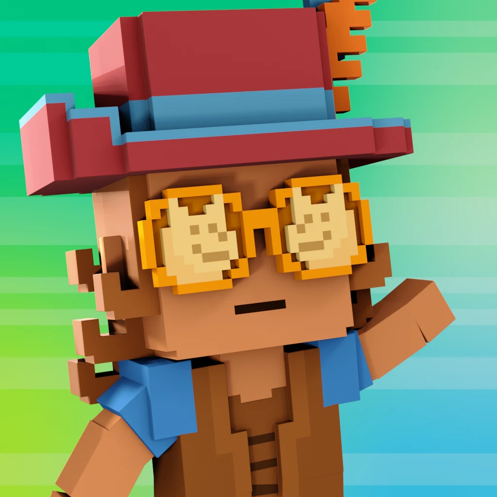 Pirate #733 voxel render