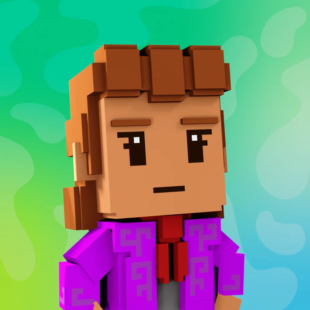 Pirate #7331 voxel render