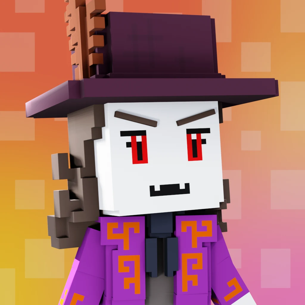 Pirate #7333 voxel render