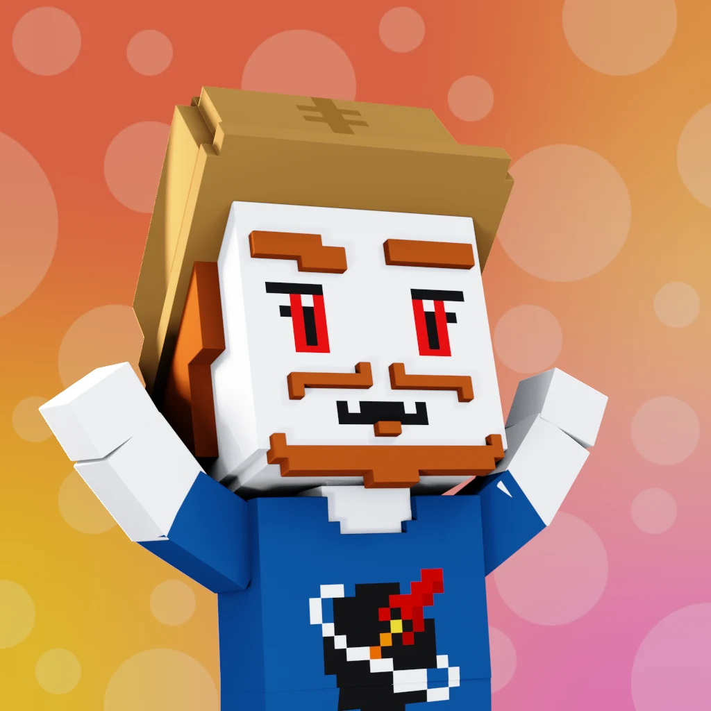 Pirate #7336 voxel render